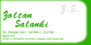 zoltan salanki business card