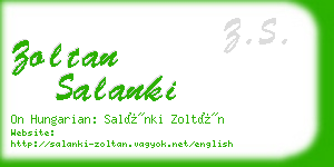 zoltan salanki business card